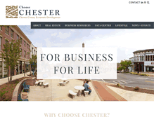 Tablet Screenshot of choosechester.com